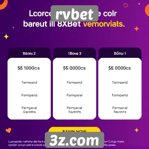 Ofertas de bônus disponíveis no rvbet